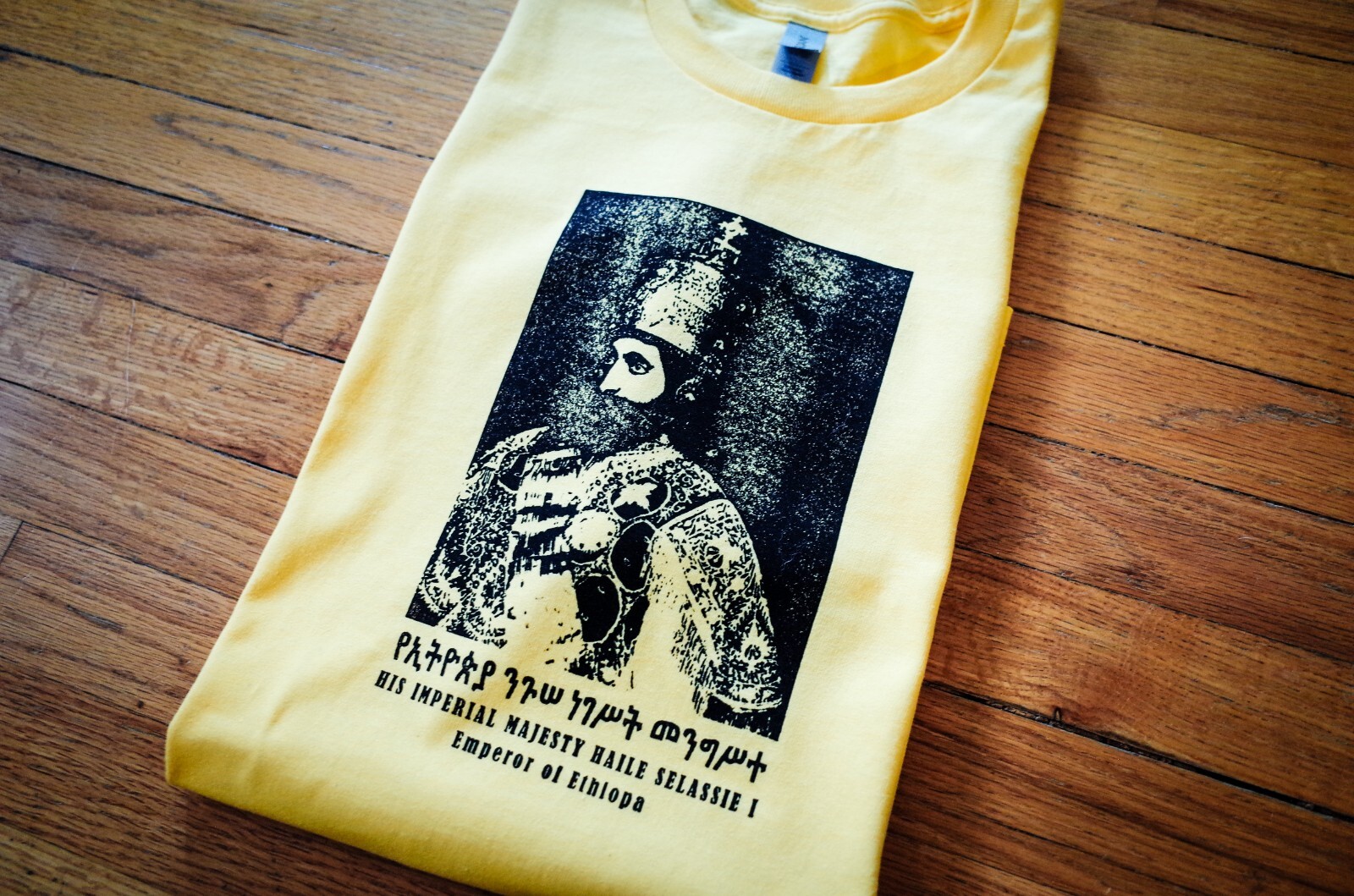 Vintage Haile Selassie I T-Shirt, Jah Rastafari, Africa, Rasta, Ethiopia, Reggae gallery