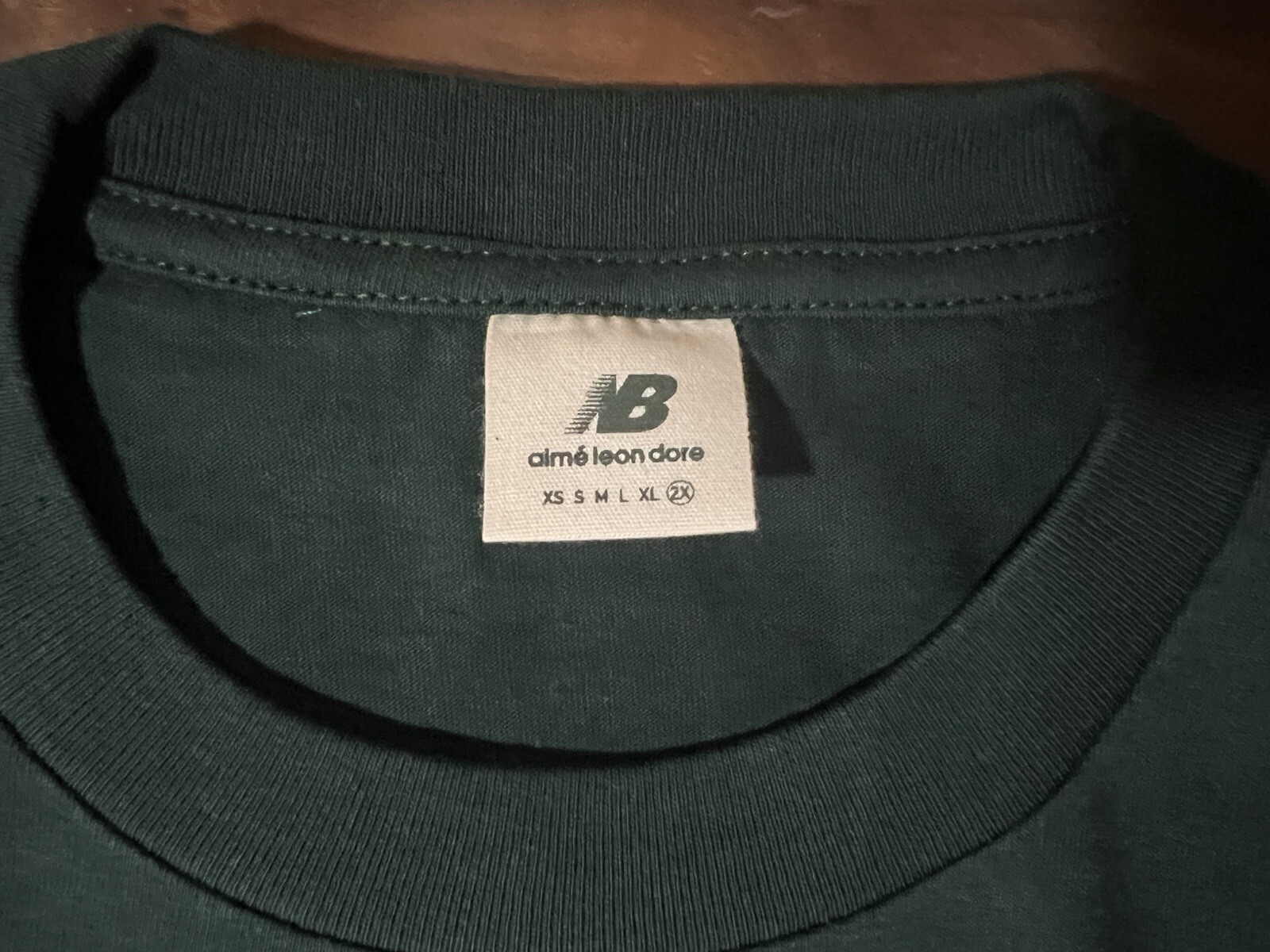 Aime Leon Dore ALD New Balance SONNY NY Basketball Gym Tee Sz XXL Green T-Shirt gallery