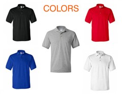 YOUR TEXT HERE button up Embroidered Fit Shirt Custom Personalized Thread POLO