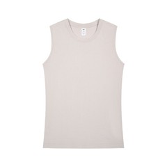 Solid Color Sleeveless T-shirt For Men Sport Fitness Vest Pure Cotton Sweatshirt