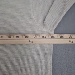 Alpine Lakes Beige Thermal Hunting Work Mens XXL Shirt Knit Henley Long Sleeve