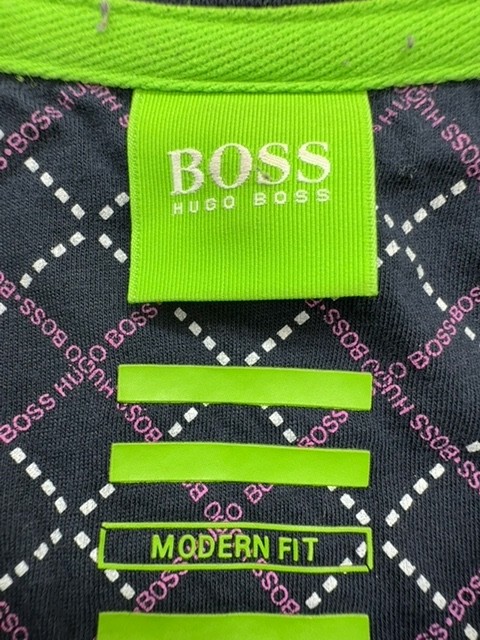 Hugo Boss Polo Shirt Boys Multicoloured Striped Size M Modern Fit Logo gallery