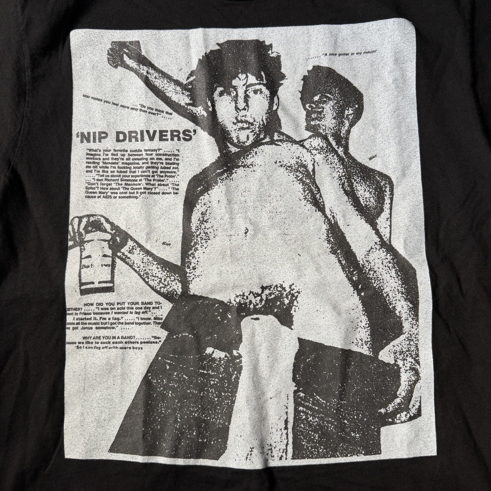 Richardson x Showboat Punk/Sex/Bodies Book Shirt Size 2 (fits S) Rare Sold Out gallery