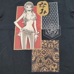 Atsuko Shirt Size Small S Nami Black Tee Anime Graphic Tee Graphic Print T-Shirt