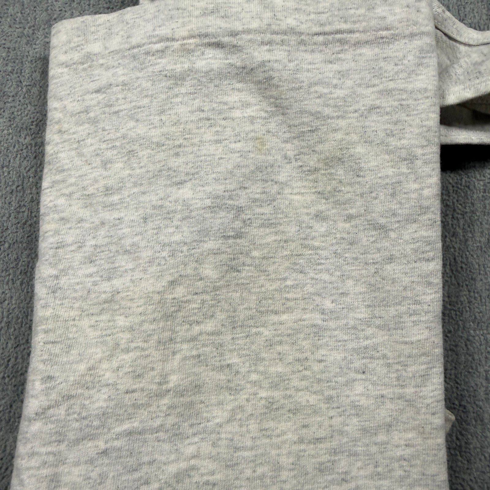 Fruit of the Loom Tank Top Mens L Gray Solid Blank Basic Undershirt Crew Made US gallery