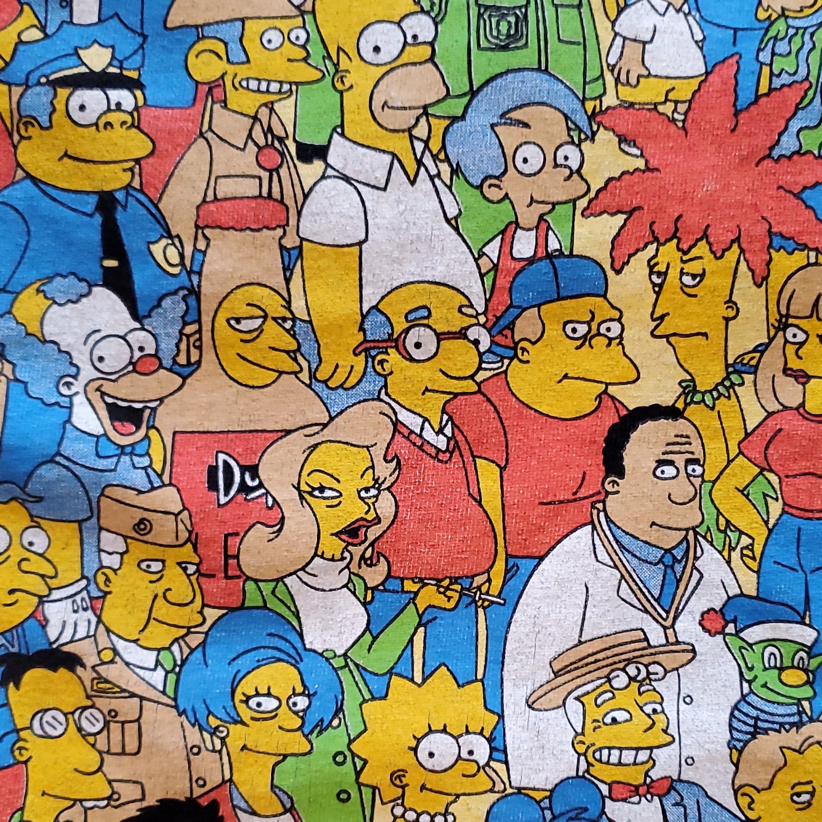 Delta Pro Weight Graphic Print The Simpsons Homer Bart Black Cotton T-Shirt XL gallery