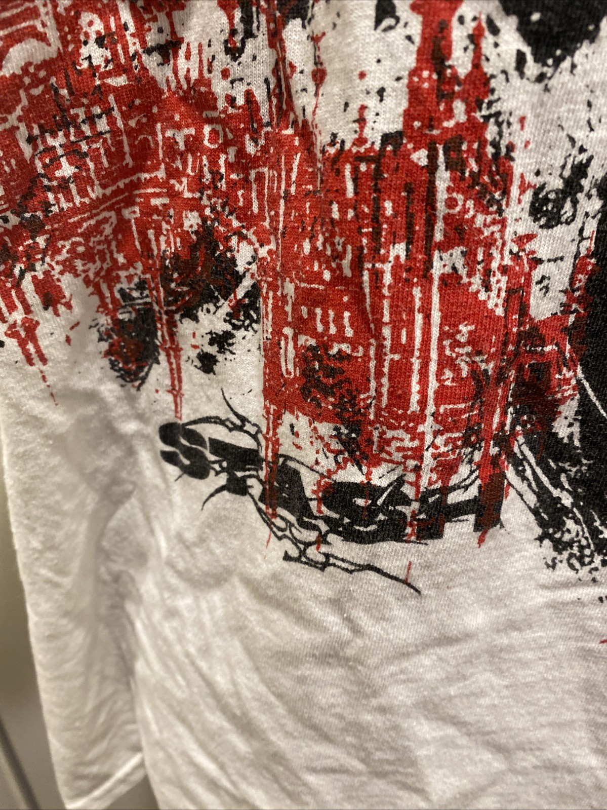 VTG Y2K Stash Goth Anime Girl Graphic Tee Sz M Skater Grunge Streetwear Emo Punk gallery