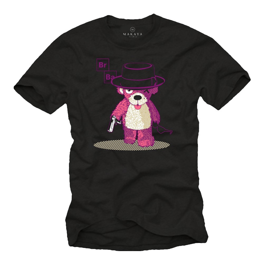 Br Ba Teddy T Shirt Bad Heisenberg Pinkman Breaking Swag Dope Hipster Hermanos