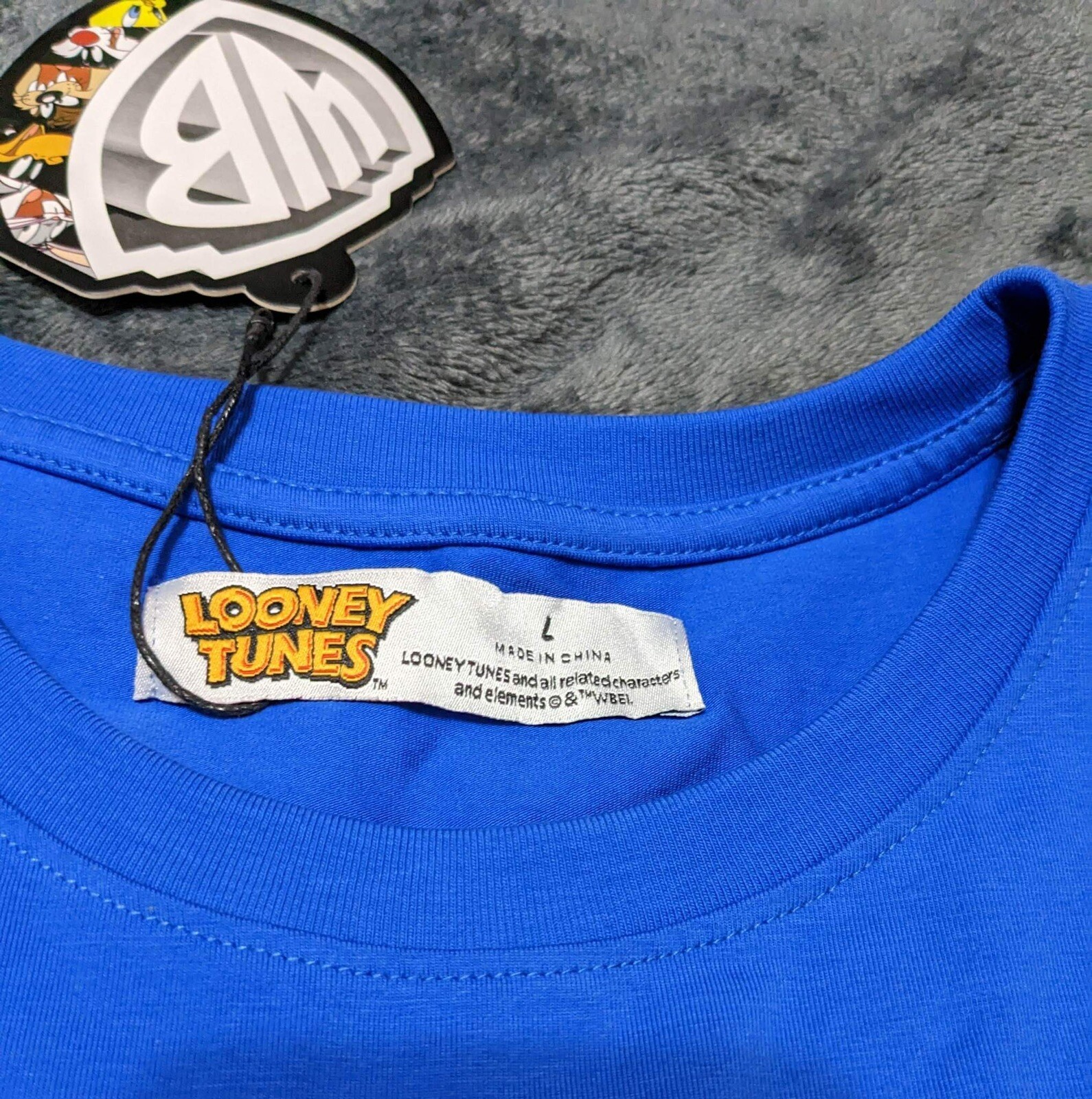 Shirt Mens Large Blue Looney Tunes short sleeve t shirt gallery