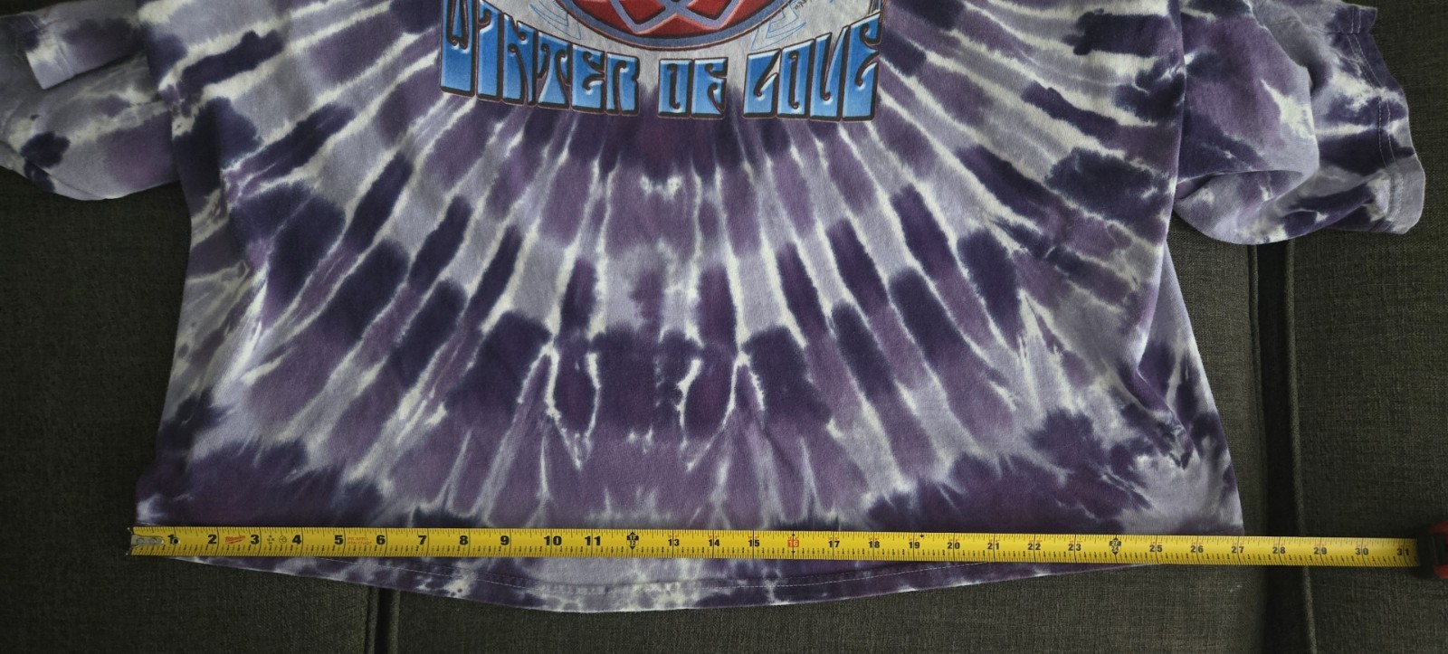 Gov't Mule Winter of Love Concert T Shirt Tie Dye Purple Anvil 3XL 100% Cotton gallery