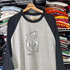 Y2K Madagascar research and development crew raglan t shirt XL