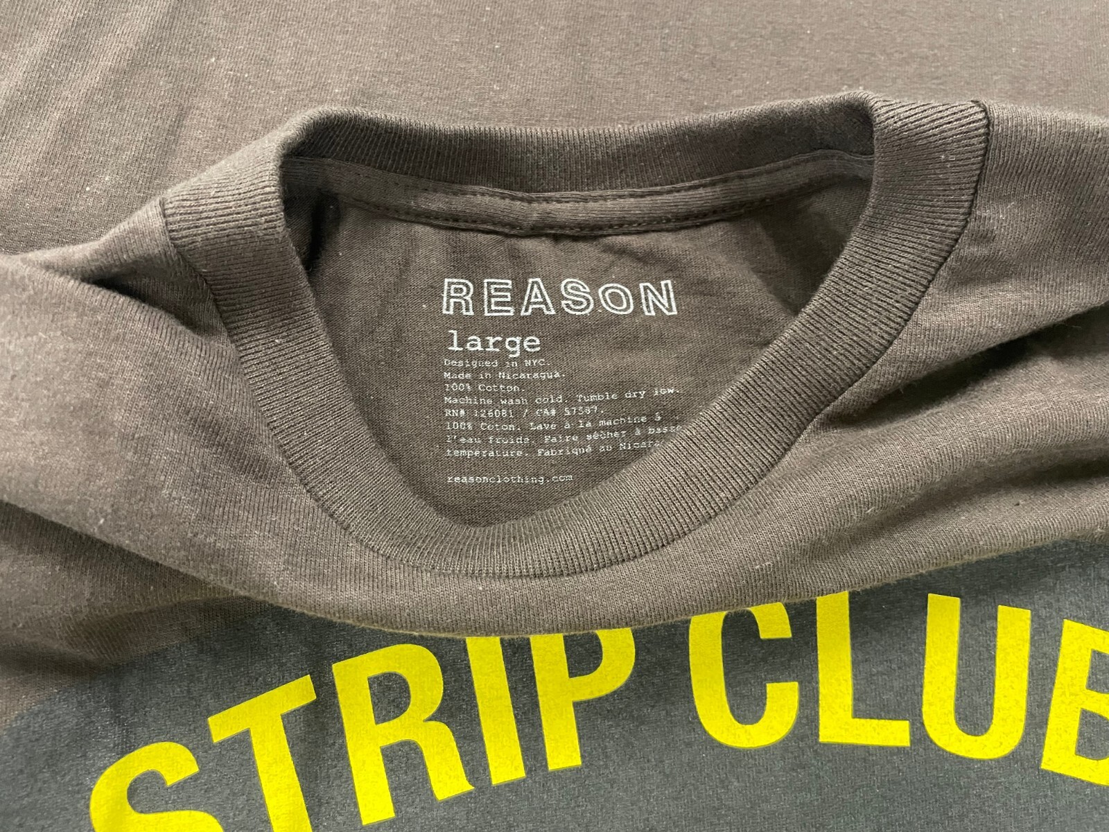 Reason Mens Strip Club Veteran Funny Brown Shirt New M, L, XL gallery