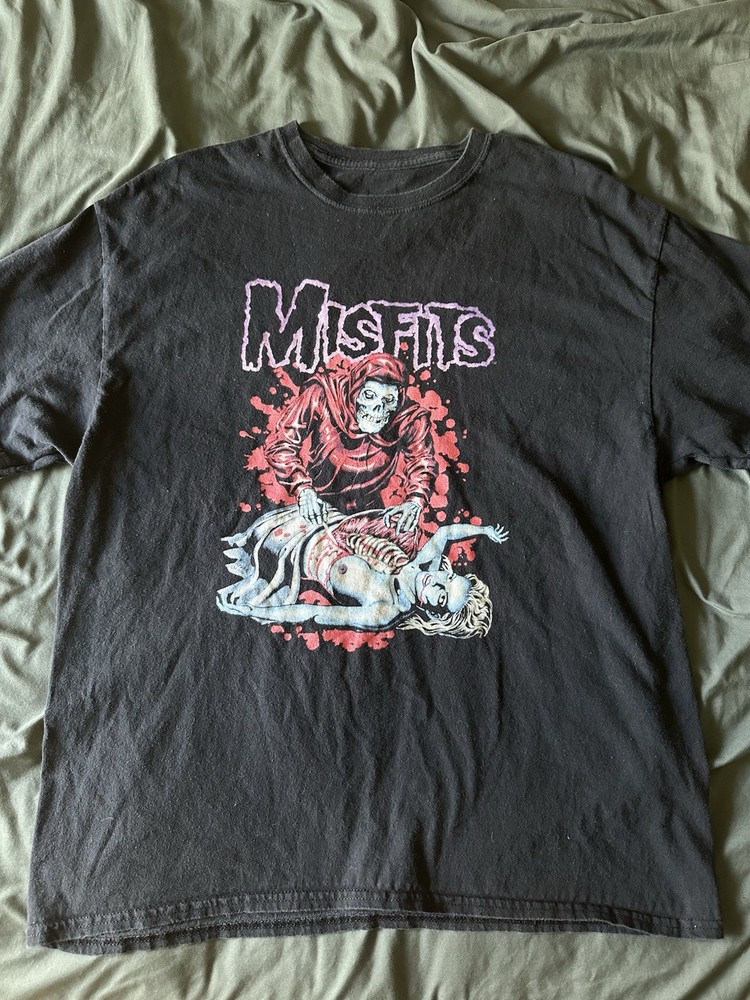 Misfits Repka 2001 Basic Black T shirt Short Sleevee tee XL