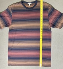 Sunspel Men’s Medium Horizontal Striped T-Shirt