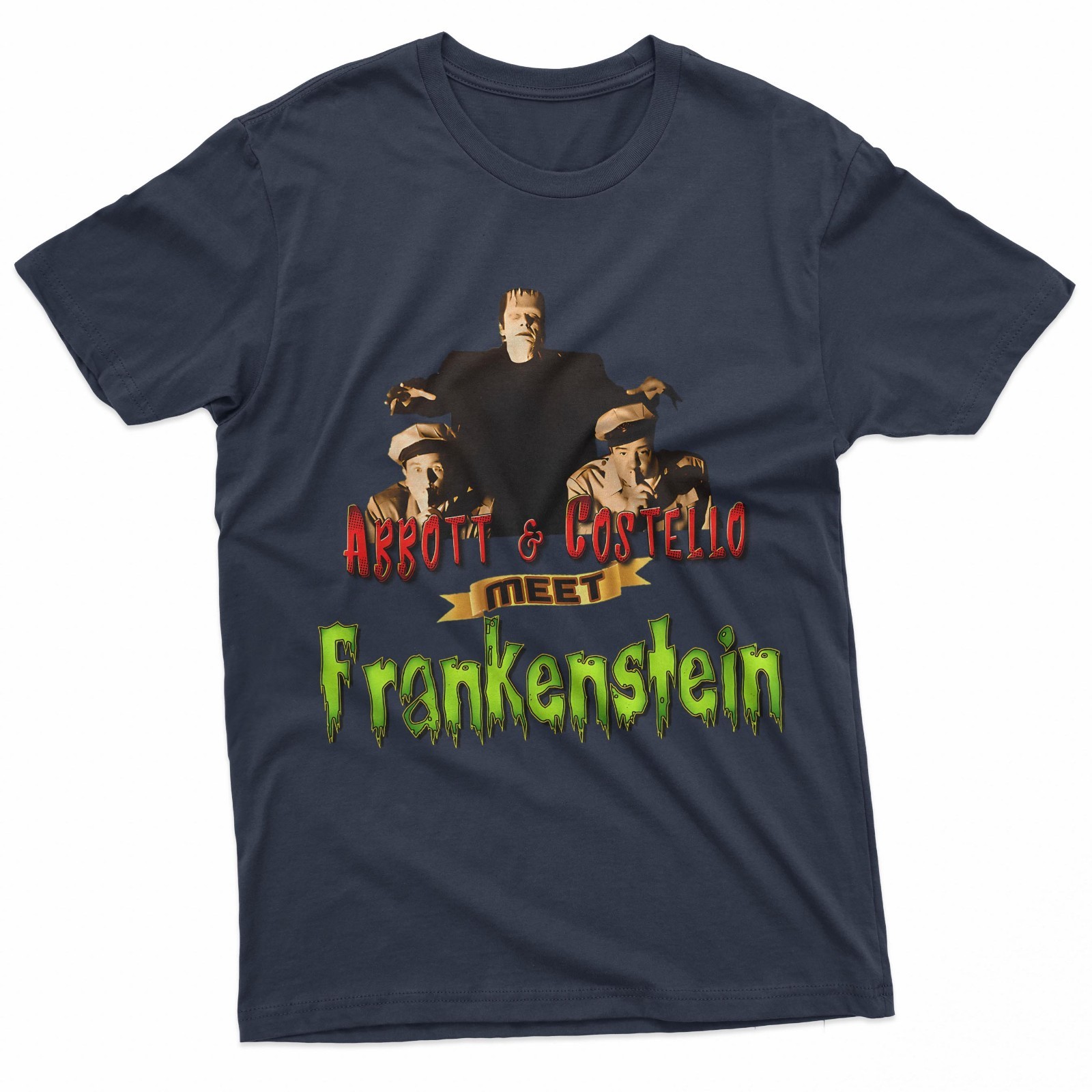 Abbott And Costello Meet Frankenstein Classic Horror Comedy T-Shirt gallery