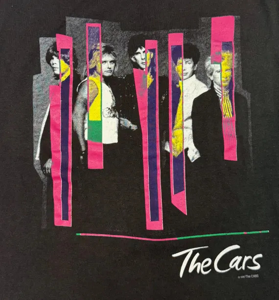 RARE 1987 The Cars Unisex Short Sleeve Band Tour T-Shirt NZ143 FREE SHIPPING gallery
