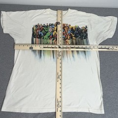 Universal Studios Marvels Hero’s/Villains Shirt Mens L Color Drip SpiderMan Hulk