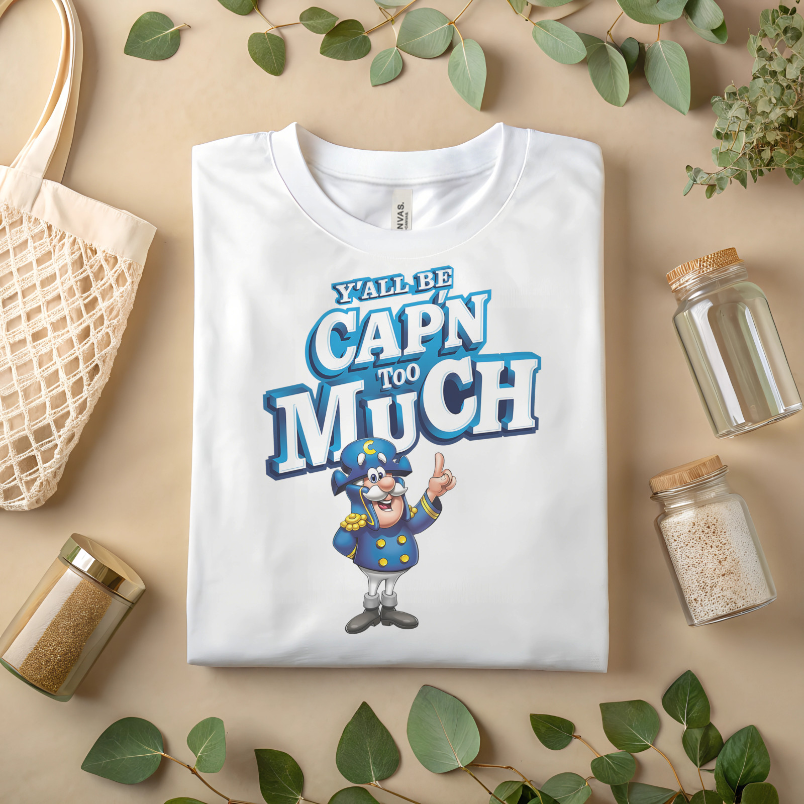 Y’all Be Cap’n Too Much T-Shirt – Funny Meme Graphic Tee A 241 gallery