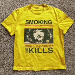 Multicolor Smoking Kills tee
