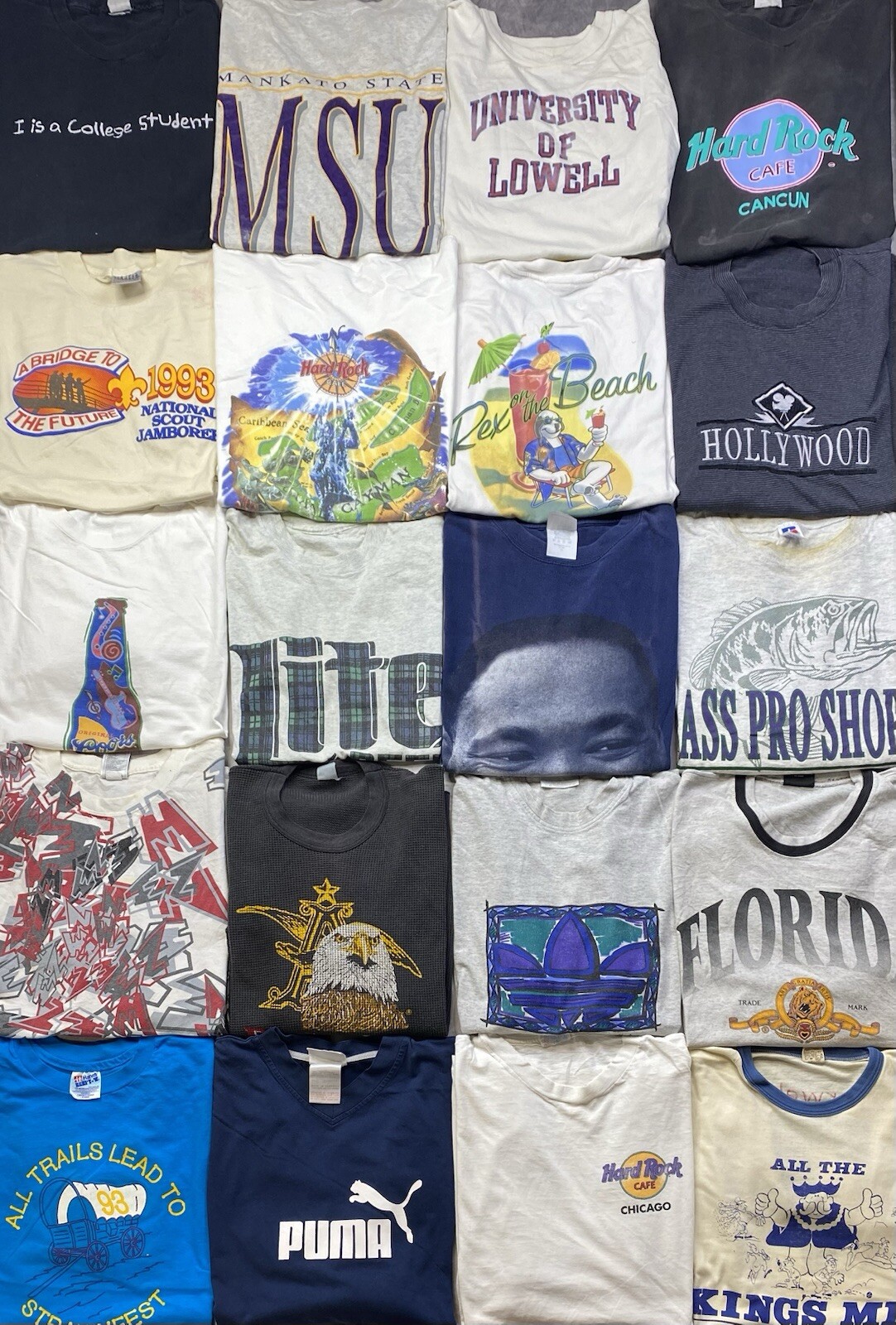 Vintage Graphic shirts Promo Funny Cartoons Sport Destinations Lot Of 20 Mix Szs gallery