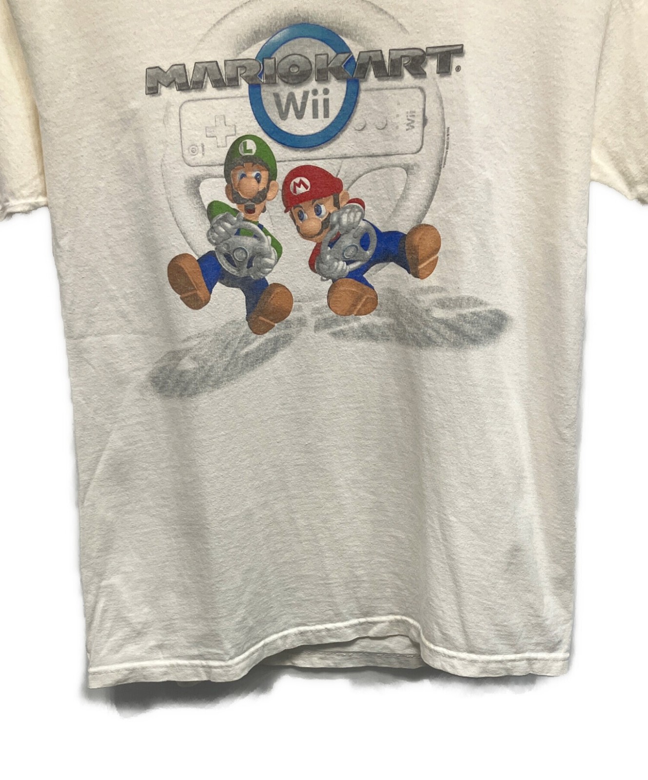 FRUIT OF THE LOOM / (Fruit of the Loom) 00s Mario Kart Short-Sleeve T-Shirt/ Whi gallery
