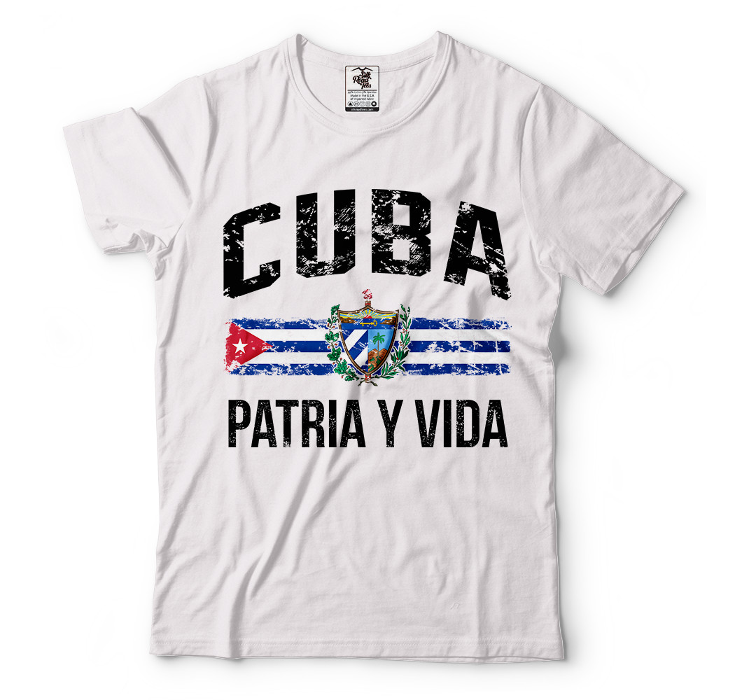 Cuba Shirts, Patria Y Vida, Free Cuba, Patriotic Cuban shirts, Cuba Flag Shirts gallery