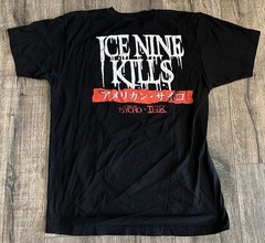 Ice Nine Kills American Psycho Christian Bale Large Concert Tour Shirt INK