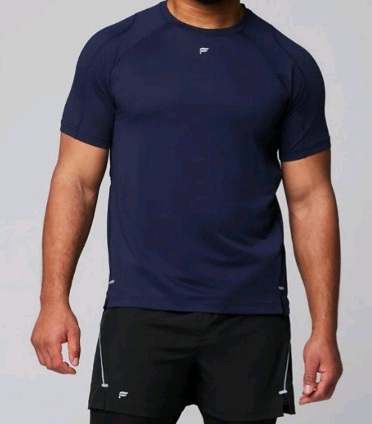 Flabletics Mens 02 Tee Deep Navy XL NEW!
