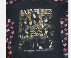 Veil Brides We Stitch These Wounds Cotton Black S-2345XL Unisex Shirt