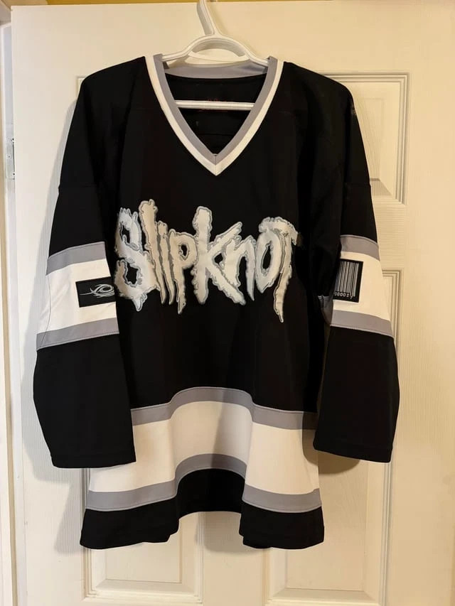 Slipknot Hockey Jersey V-neck Hockey Jersey Full Size S to 5XL US2040 gallery