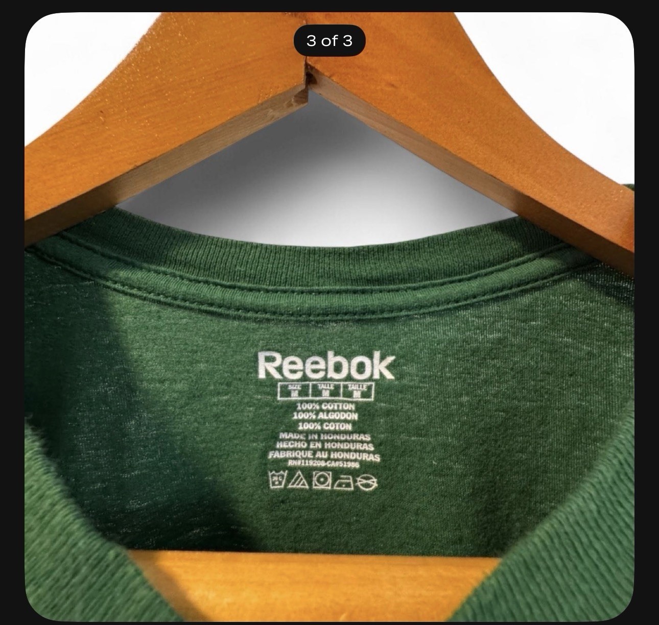 Reebok UFC Conor McGregor Dublin IRL Men’s Green M Crew Neck T-Shirt gallery