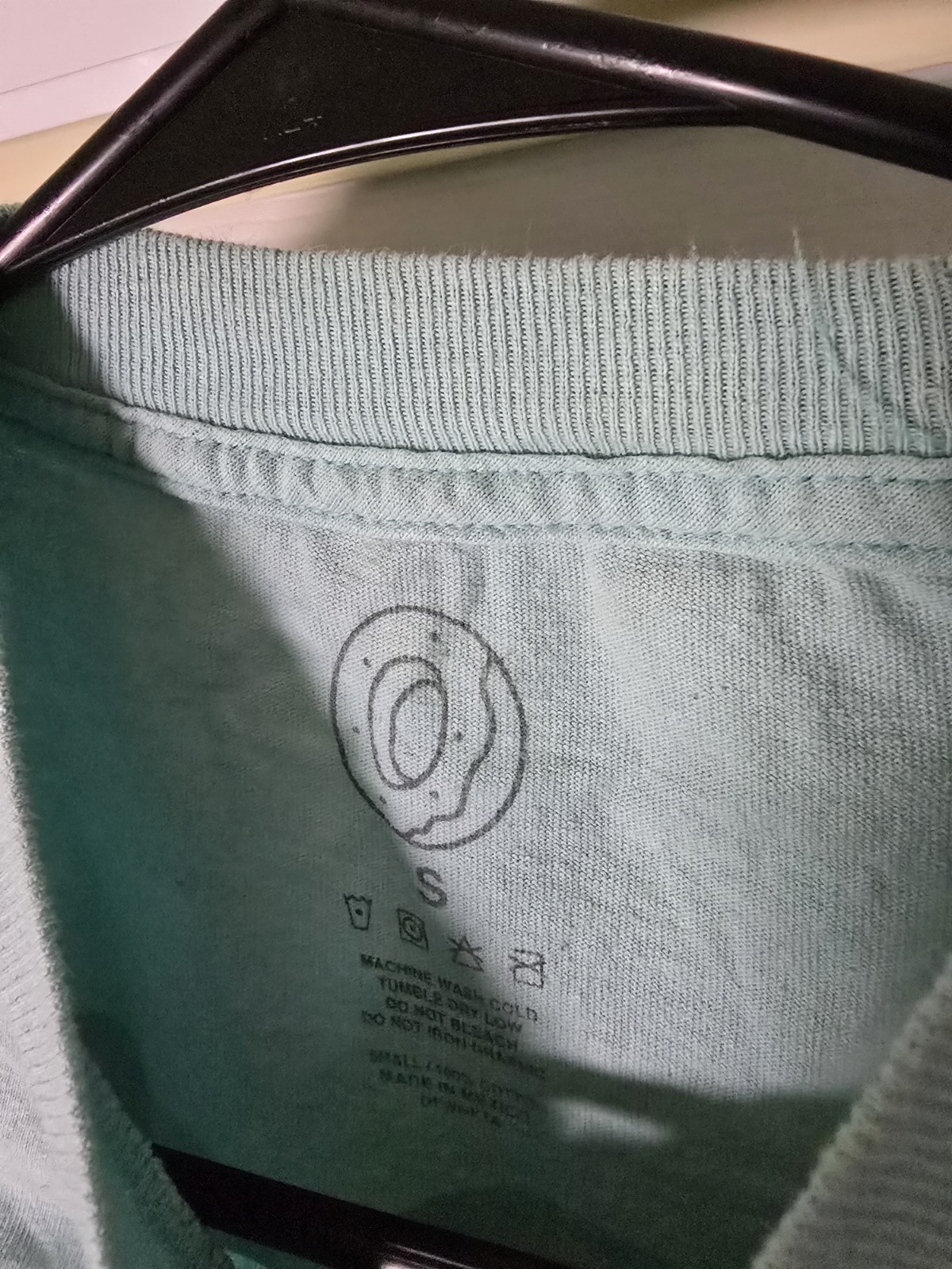 Odd Future Mint Green Donut Logo T-Shirt Adult Small Tyler The Creator Skate T gallery