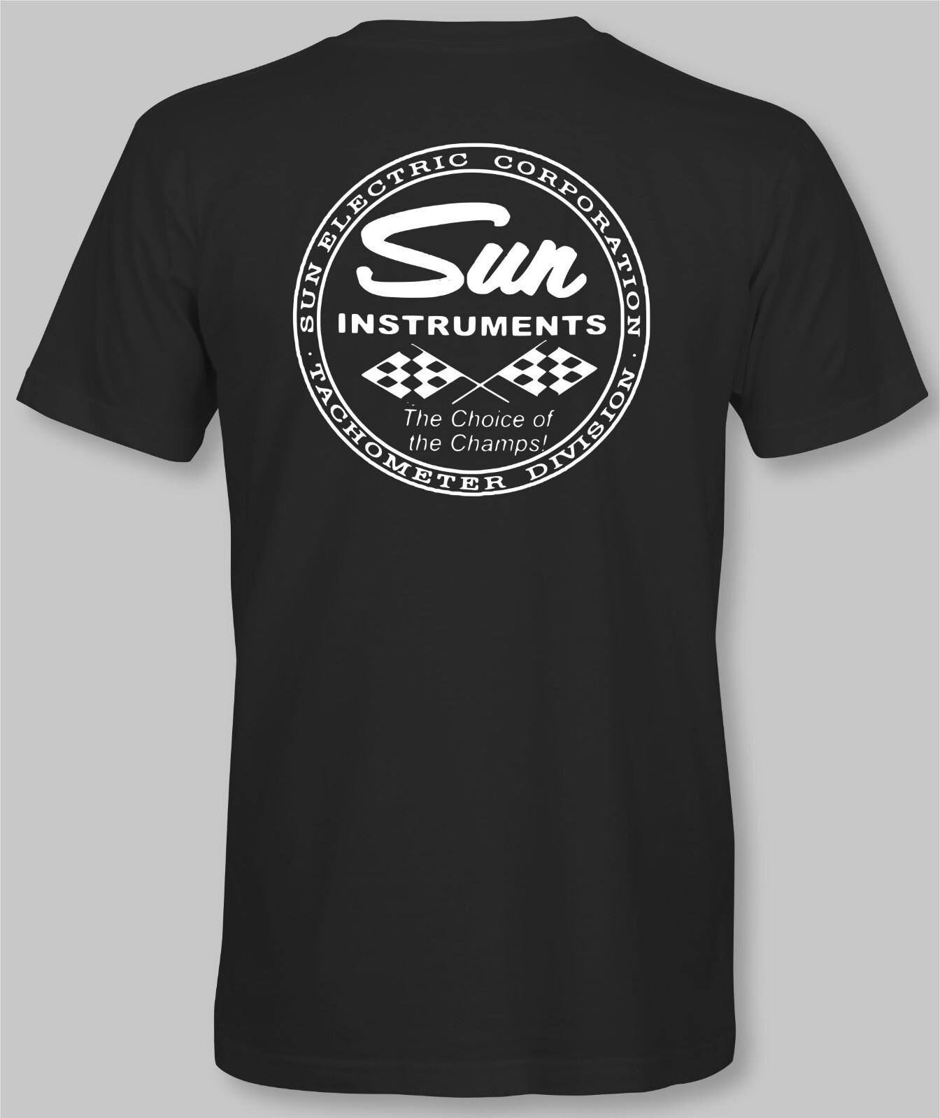 SUN INSTRUMENTS Retro T-Shirt tachometer tach speed shop hot rod electric corp gallery