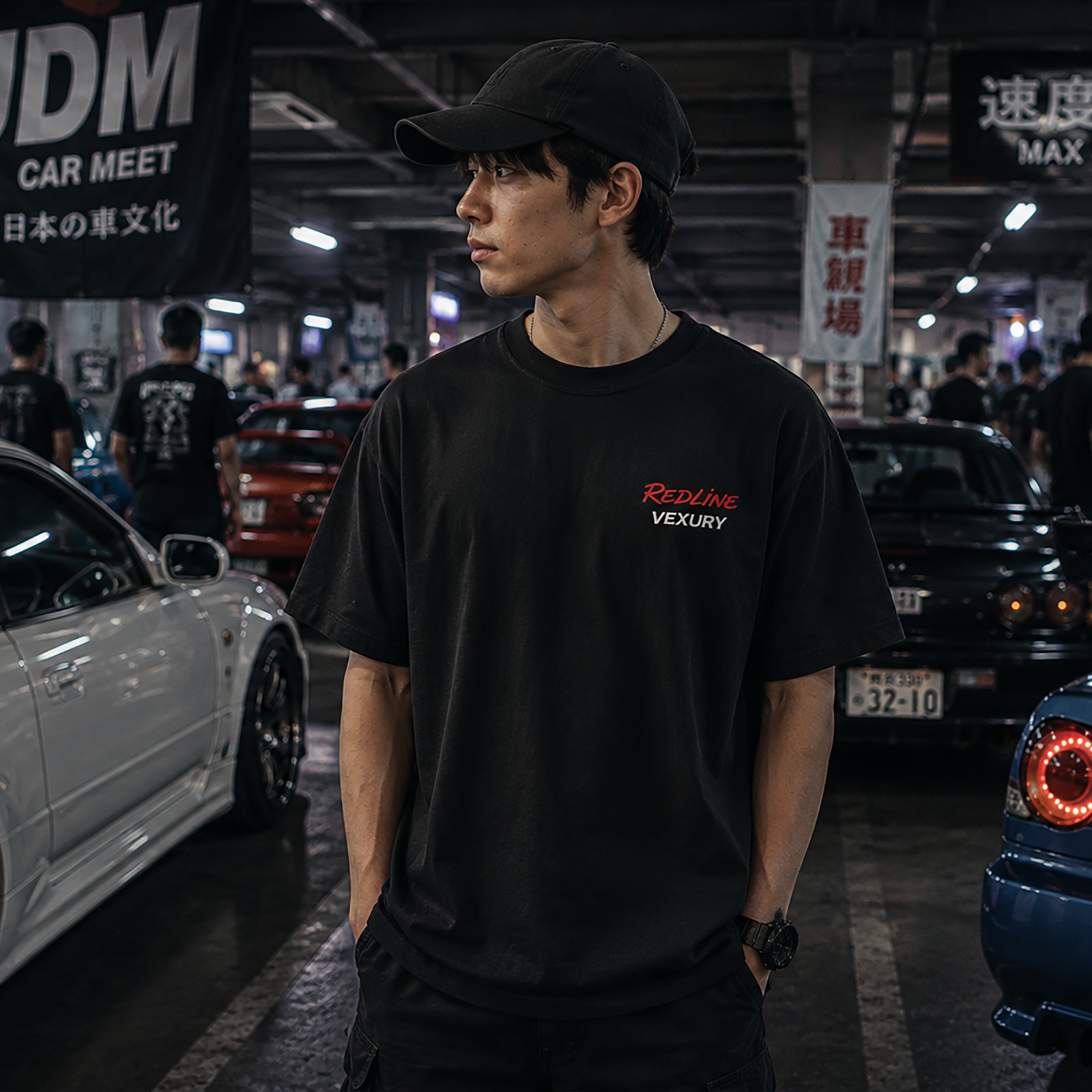 JDM Car Meet Underground Graphic T Shirt Japanese Drift Racing Streetwear Tee gallery