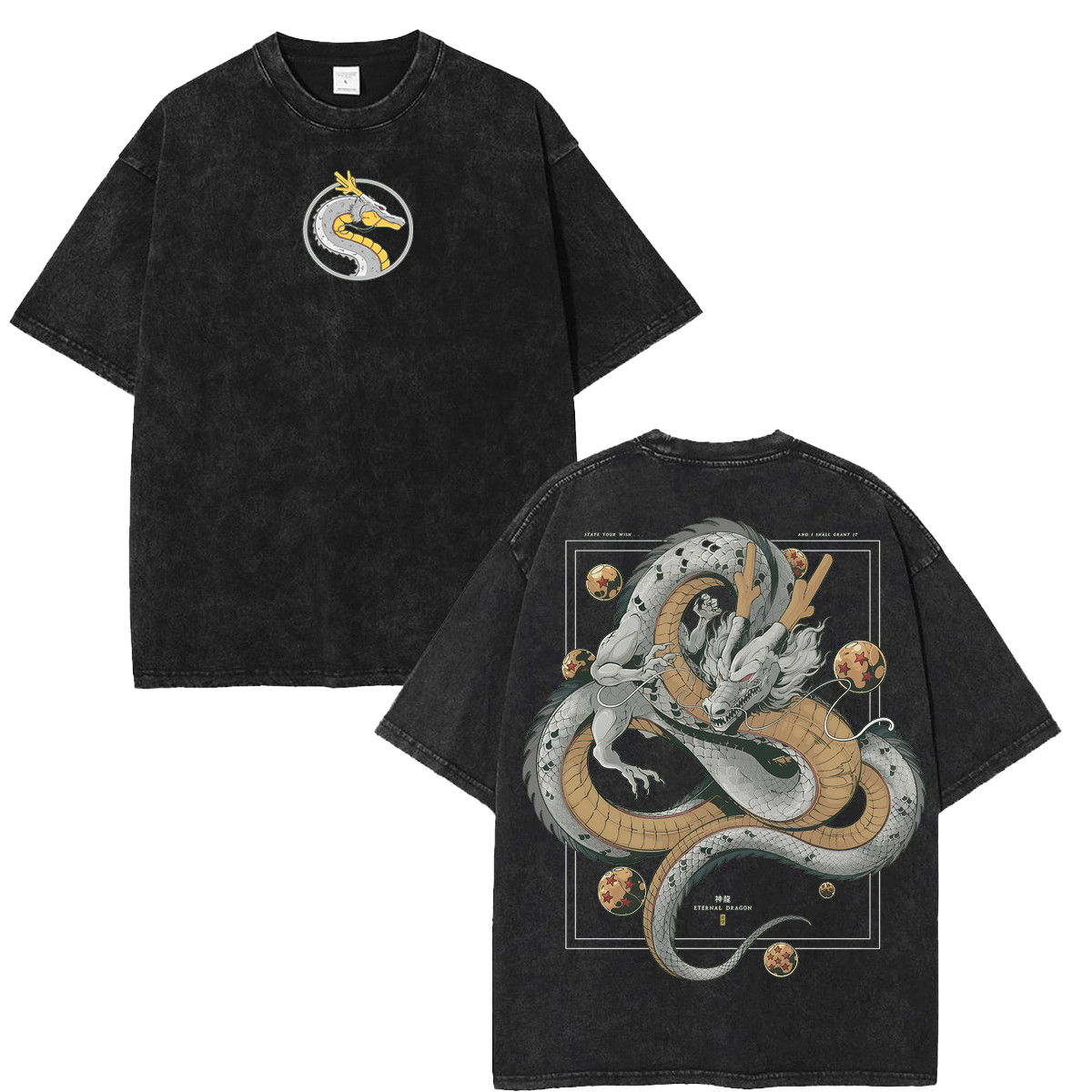Drag0n Ball Shenron Anime Fans And Lovers Streetwear Tshirt gallery