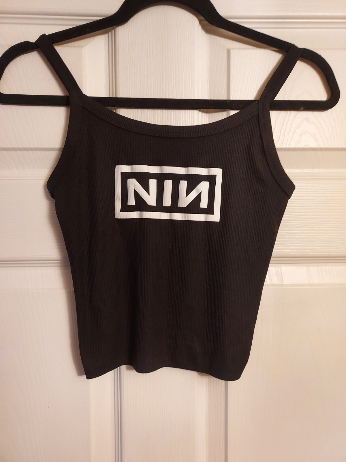 Nine inch nails crop top nine inch nails tank top Ribbed Hand Cropped xs -2xl gallery