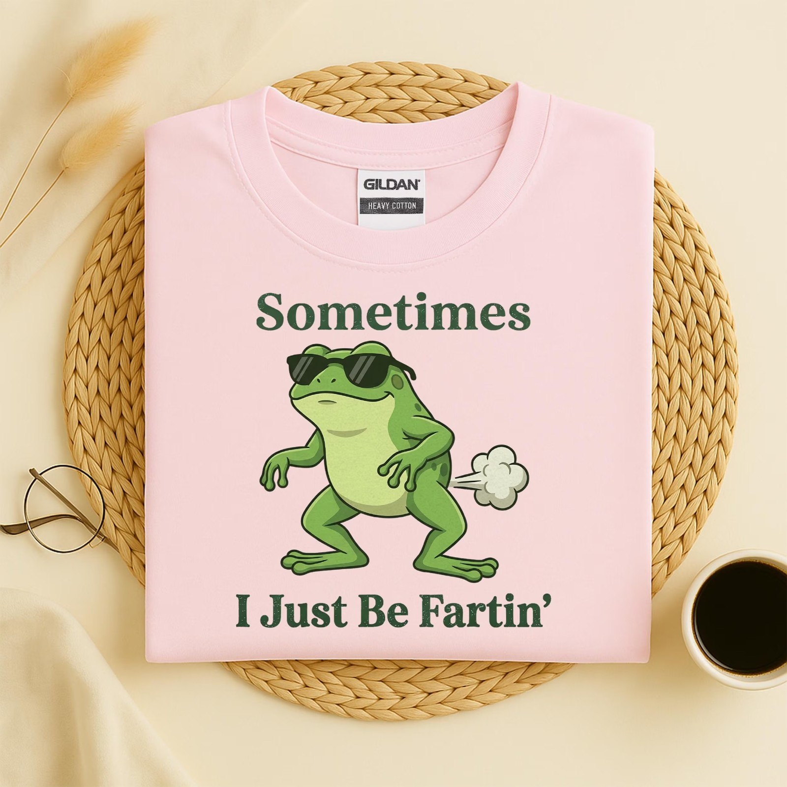 Sometimes I Just Be Fartin Frog Shirt, Funny Frog Farting T-shirt gallery