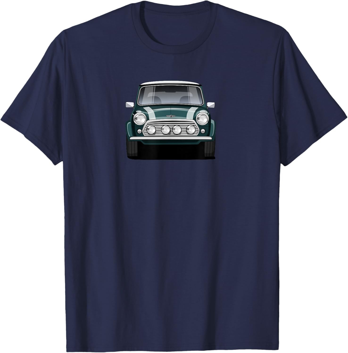 British Classic Sports Car Green Mini T-Shirt