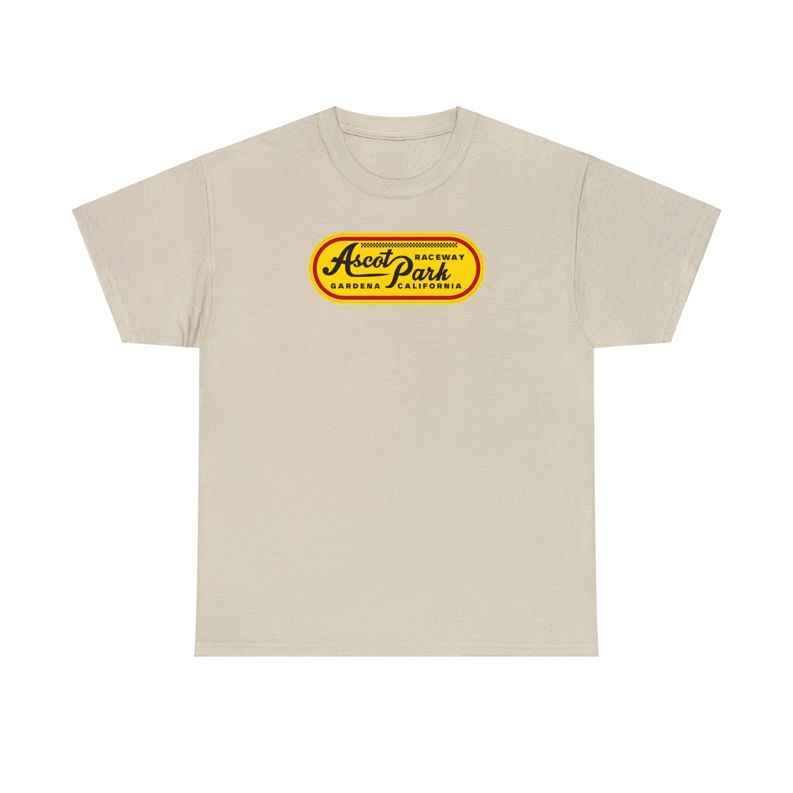 Vintage Ascot Park Raceway Gardena California Heavy Cotton Gilden T-Shirt gallery