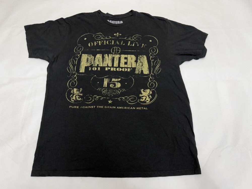 2010 Pantera 101 Proof No 5 Tshirt Metal Concert Graphic Tee Size XL