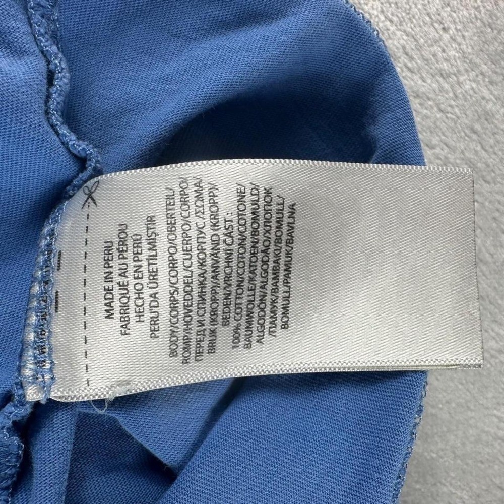 Polo Ralph Lauren Spellout T shirt Mens Large Blue Preppy Athleisure gallery