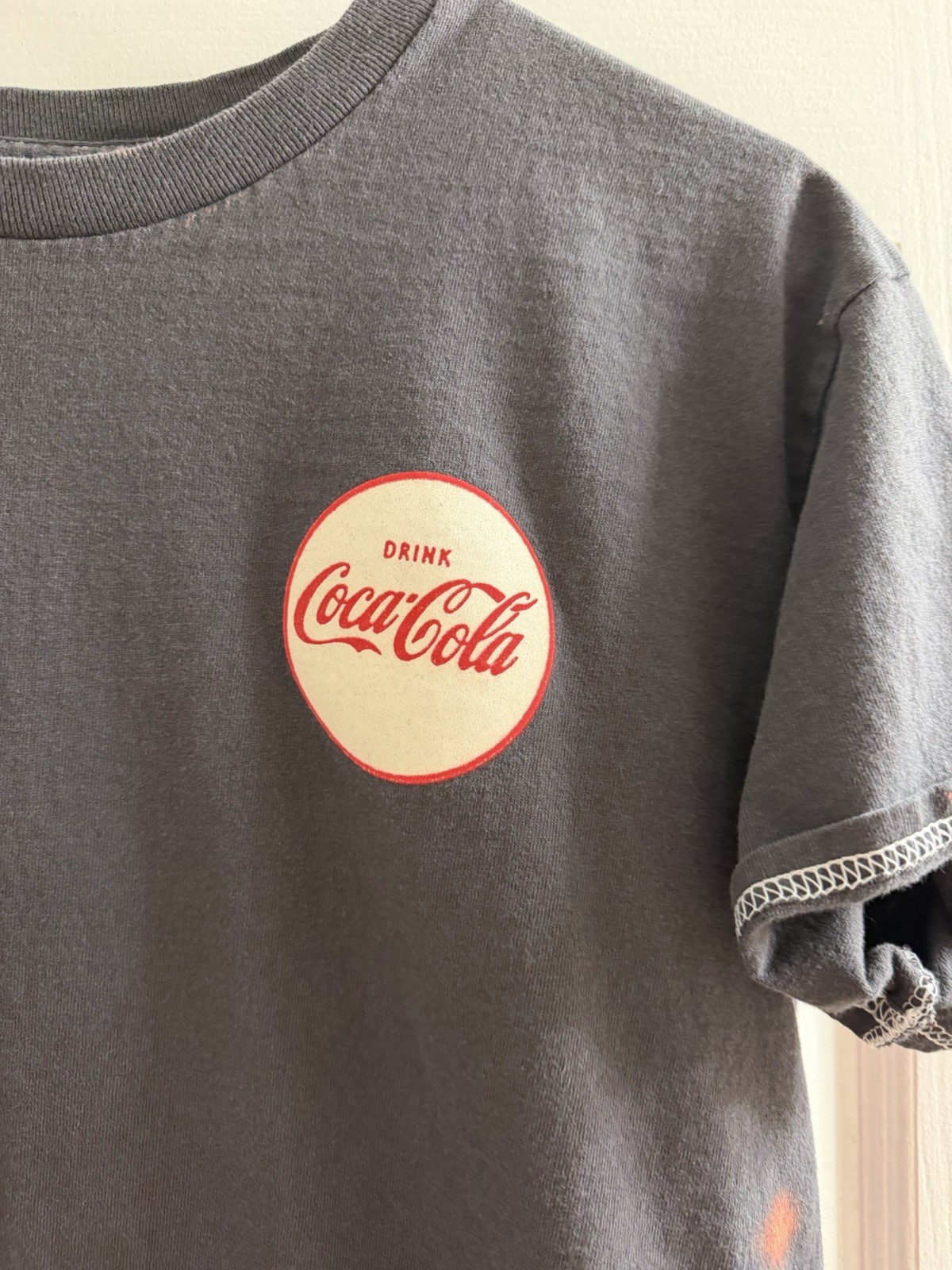 Coca Cola Black Graphic Cowboy Tee Medium M Coke gallery