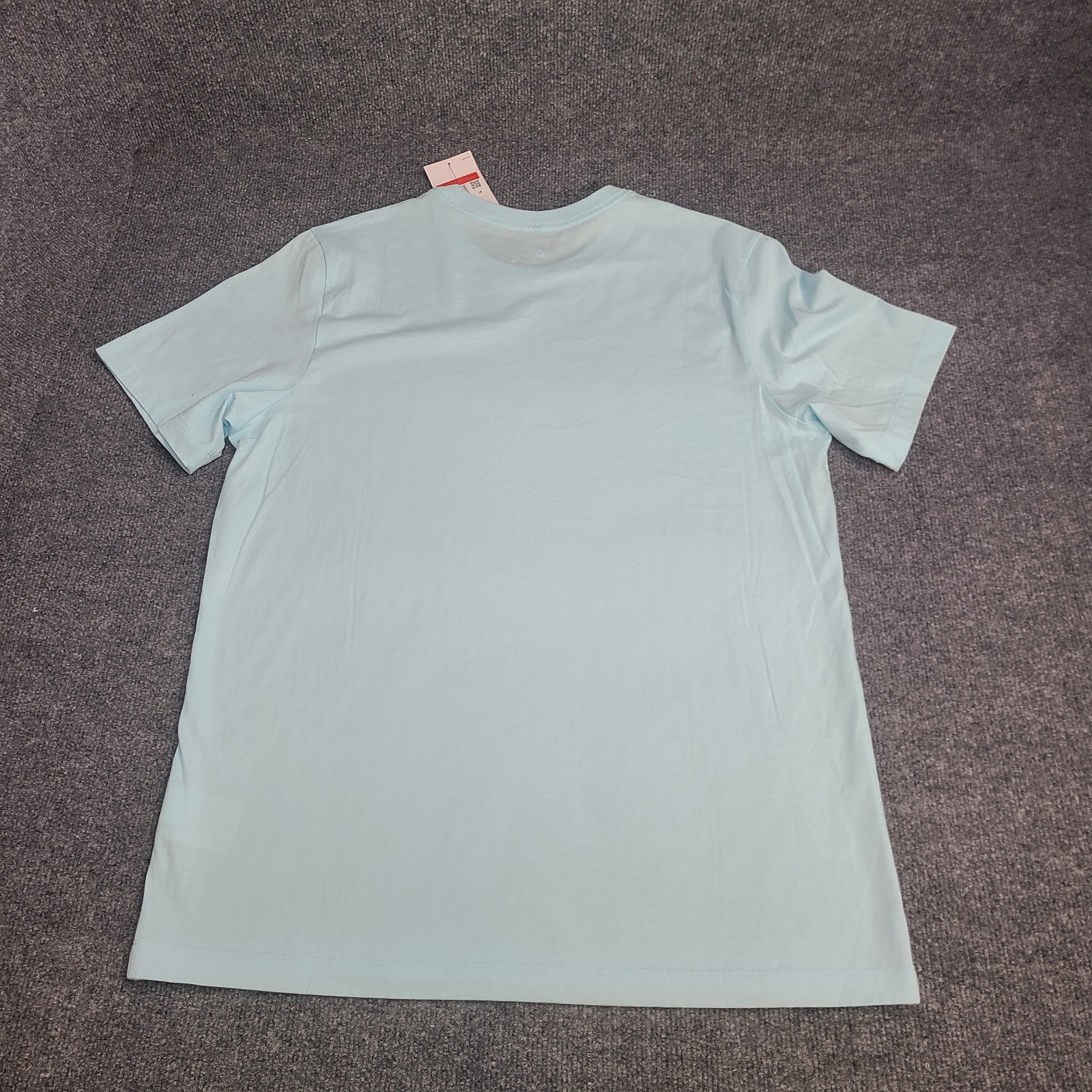 Nike Shirt Mens Large Sky Light Blue Swoosh Graphic Sportswear Cotton New Tee 44 gallery