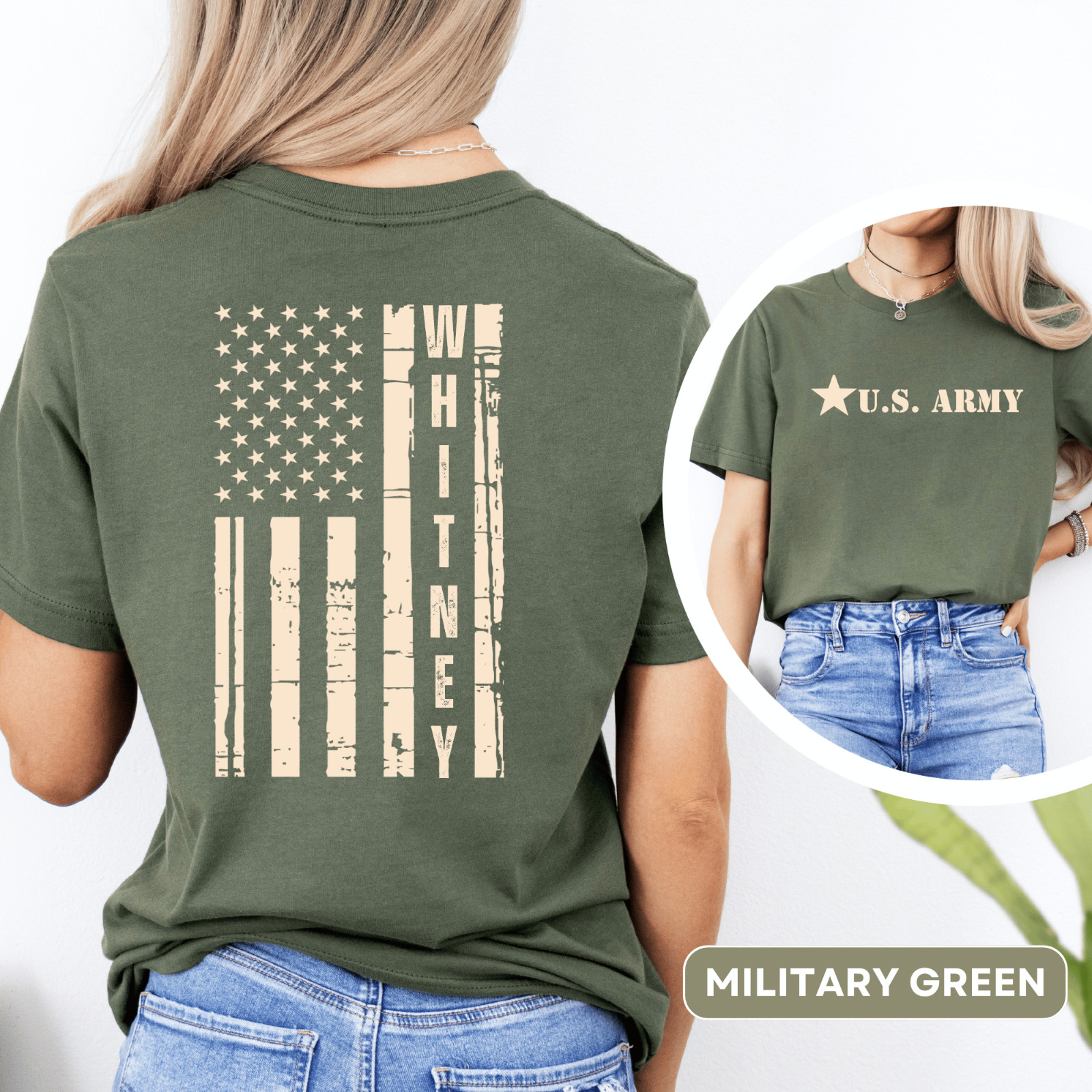 Custom U.S. Army T-Shirt for Army Familys, Graduations Welcome Home and Veterans gallery