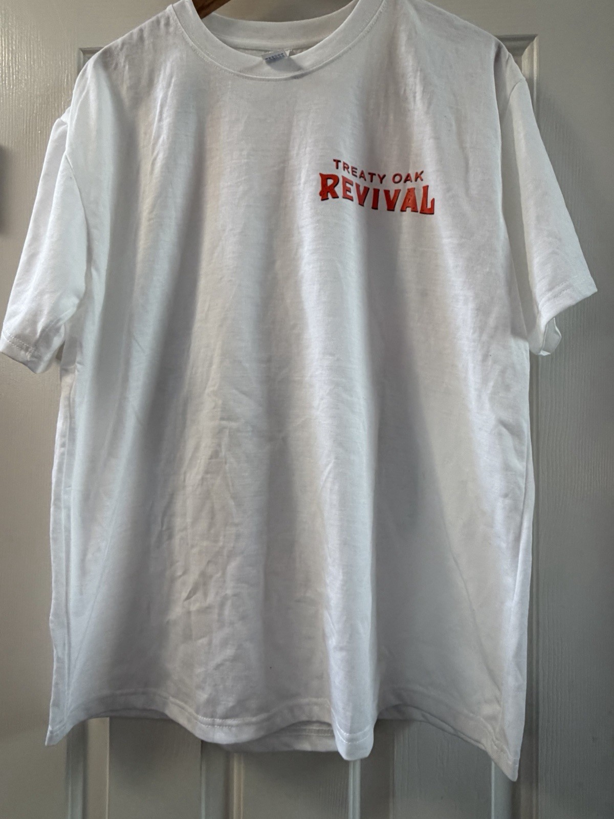 Treaty Oak Revival T-Shirt Front & Back Graphic White Band Tee Unisex gallery