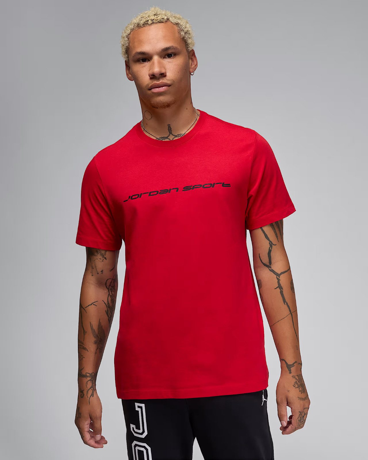 Nike Jordan Sports Men's Dri-FIT T-shirt FZ1931-687 Gym Red/Black US Size XS-3XL gallery