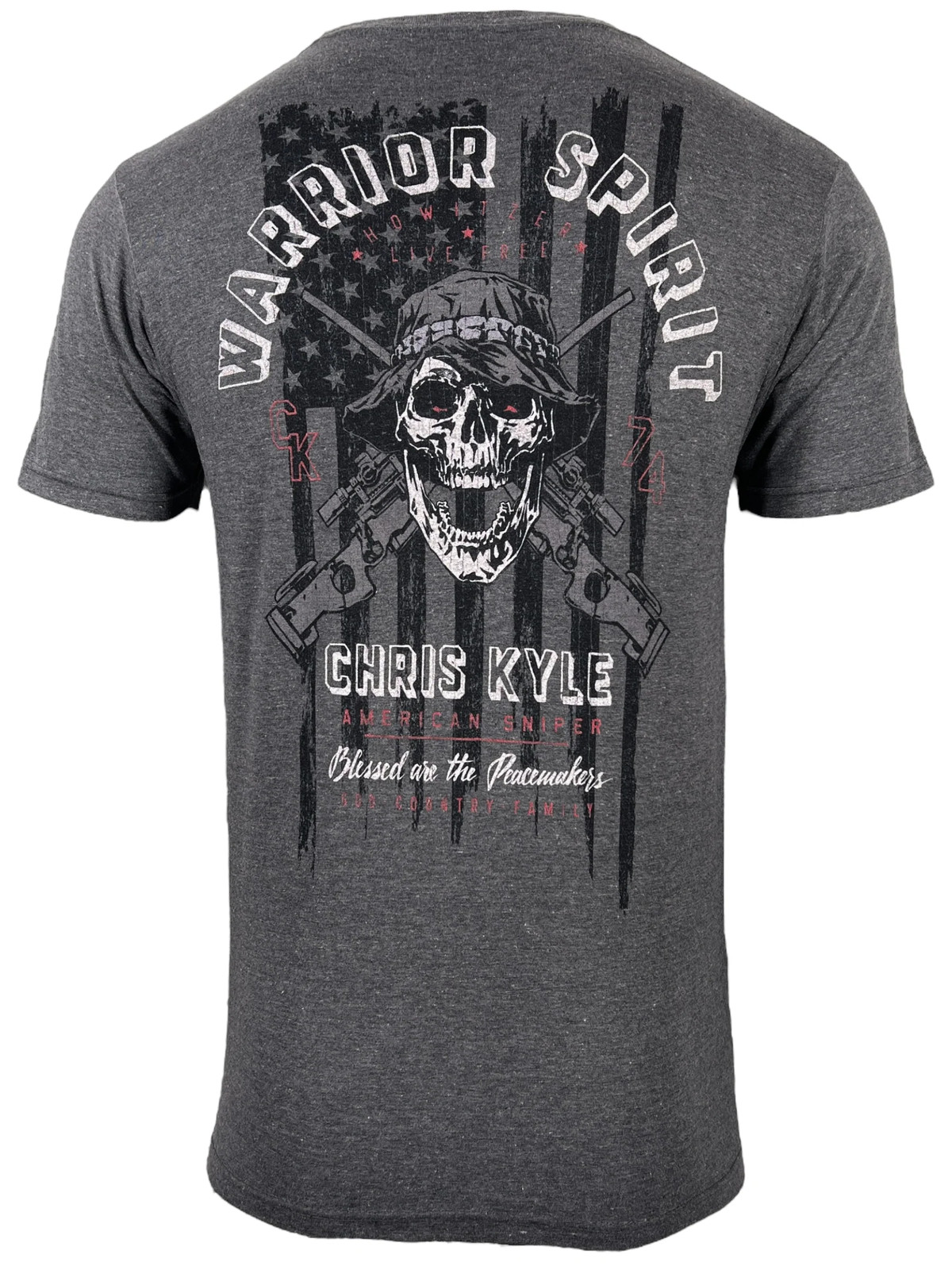 Howitzer Style Men's T-Shirt Chris Kyle Valor Military Grunt MFG gallery