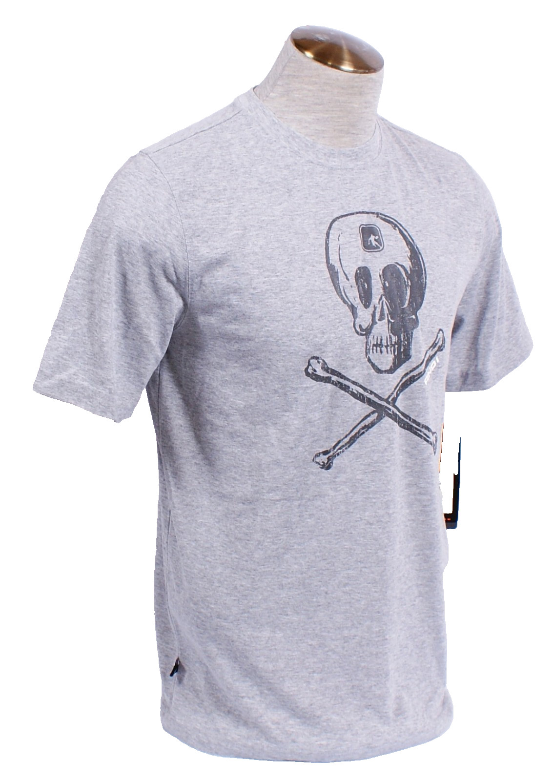 AND1 Men's S Gray Skull & Bones Short Sleeve T-Shirt Play at Your Own Risk gallery
