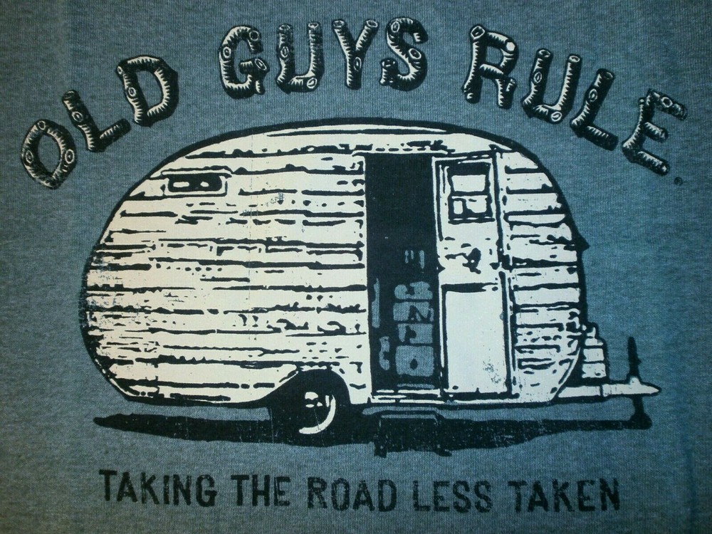 OLD GUYS RULE "TAKING THE ROAD LESS TAKEN" S/S T-SHIRT SIZE M
