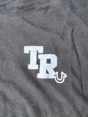 TRUE RELIGION BUDDHA Designer Graphic T-shirt, LARGE Gently Worn
